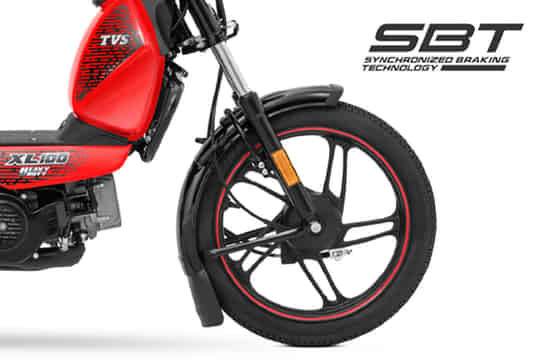 XL100 Drum Brakes on Both Wheels with Synchronized Braking