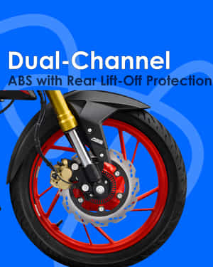 Apache RTR 160 4V Dual-Channel ABS with Rear Lift-Off Protection