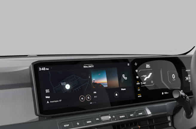 KIA Syros Dual-Screen Digital Cockpit Setup