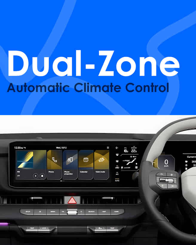 KIA Seltos Dual-Zone Automatic Climate Control