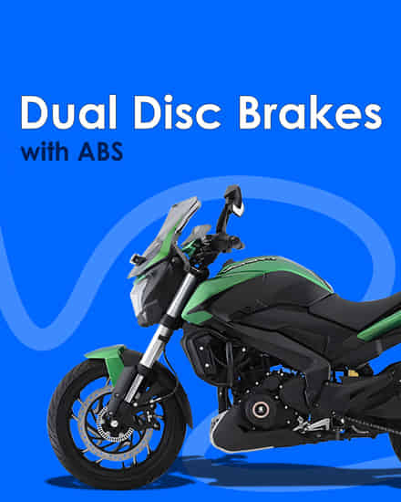 Bajaj Dominar 400  Dual Disc Brakes with ABS