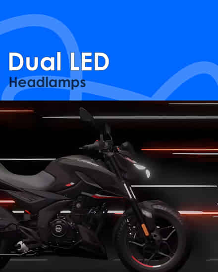 Bajaj Pulsar N160 Dual LED Headlamps