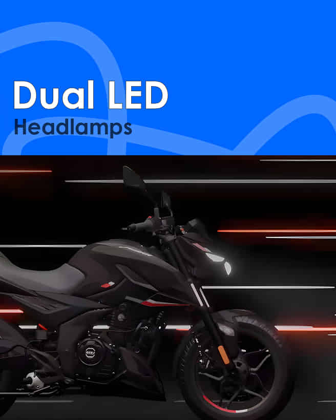 Bajaj Pulsar N160 Dual LED Headlamps