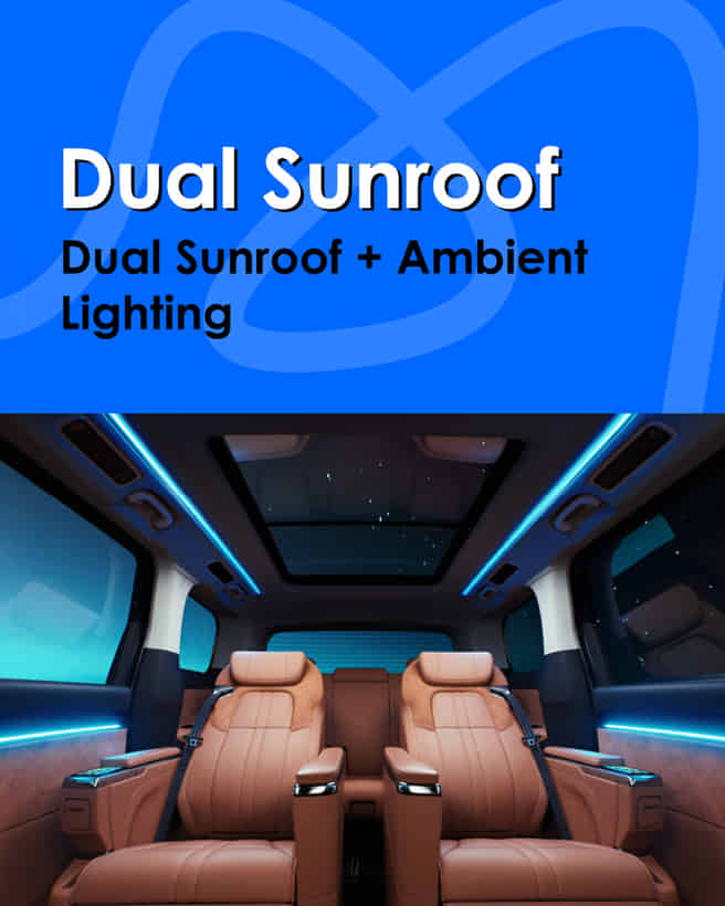 MG M9 Dual Sunroof 