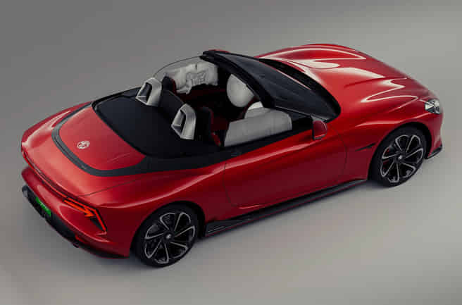 MG Cyberster EV Electric Convertible Roadster