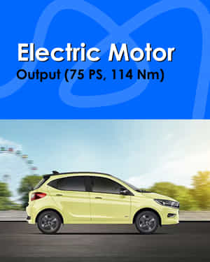 Tiago EV Electric Motor Output (75 PS, 114 Nm)