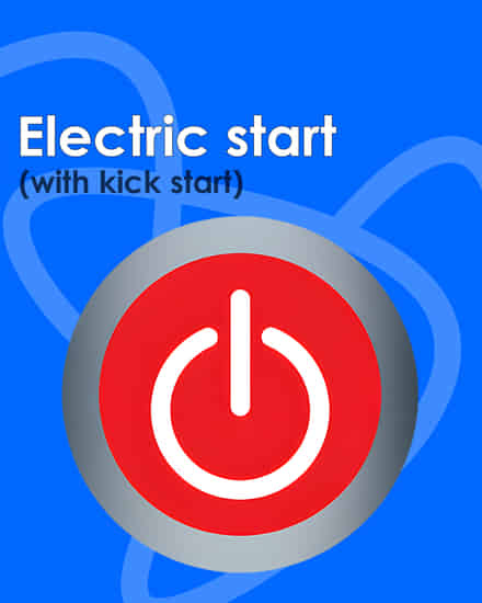 Hero HF Deluxe Electric start (with kick start) 