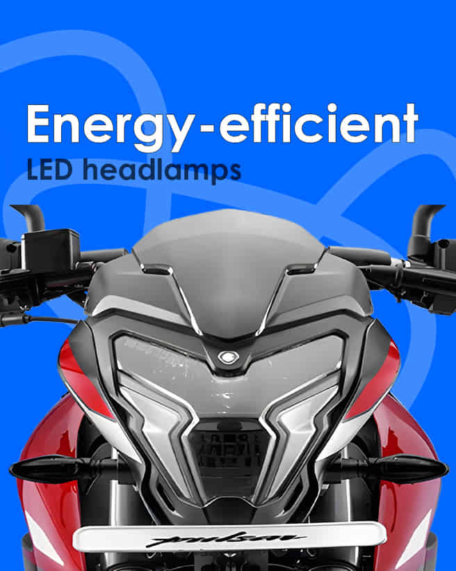 Bajaj Pulsar NS200 Energyn efficient LED headlamps