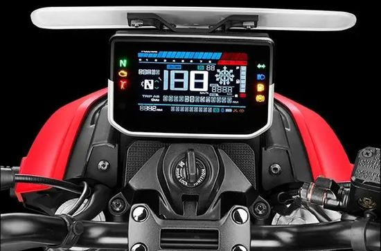 Xtreme 125R Equipped with three ride modes