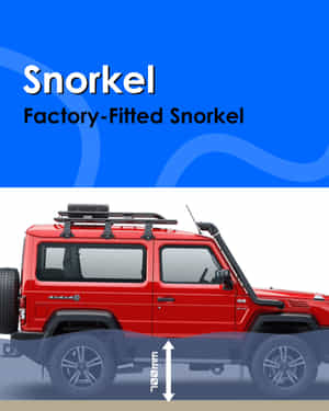 Gurkha 5 Door Factory-Fitted Snorkel