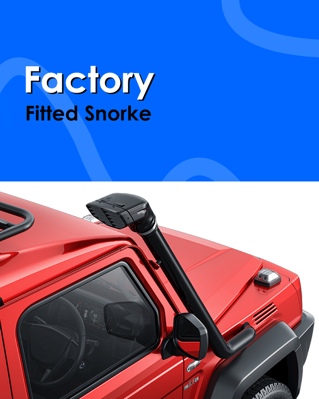Force Gurkha Factory-Fitted Snorkel