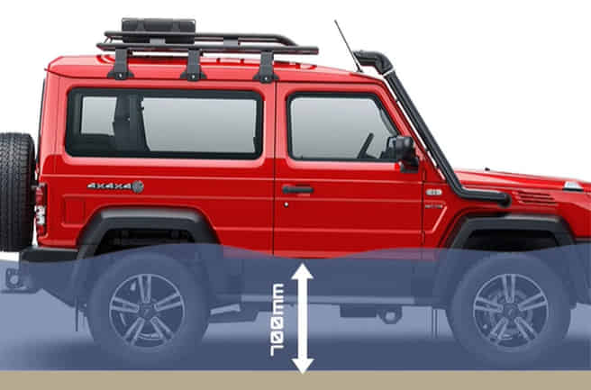 Force Gurkha 5 Door Factory-Fitted Snorkel