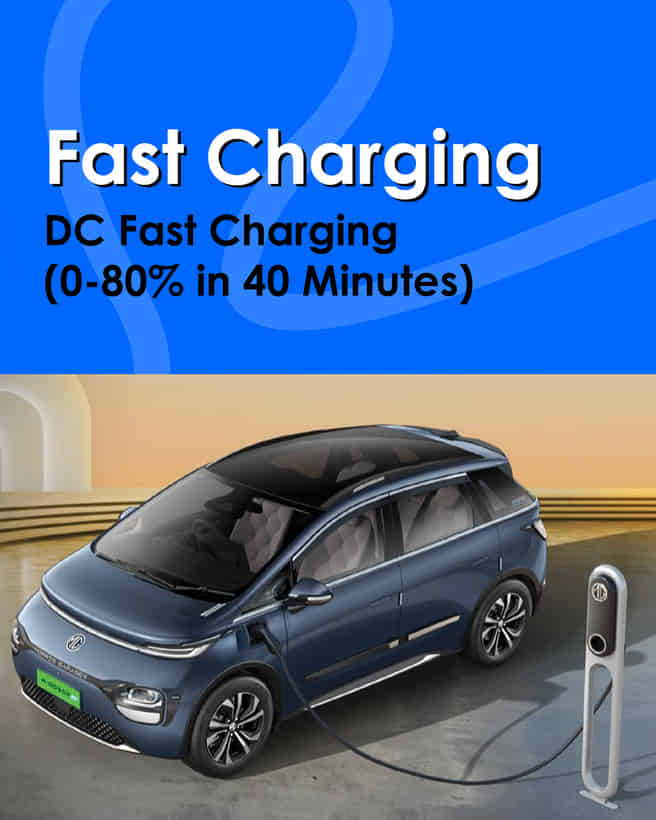 MG Windsor EV Fast charging