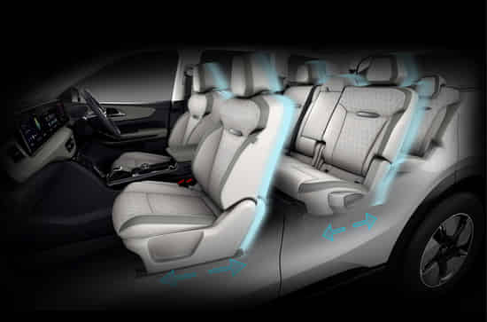 XEV 9S First & Second Row Ventilated Seats 