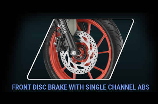FZ Rave Front & Rear Disc Brakes with Single-Channel ABS