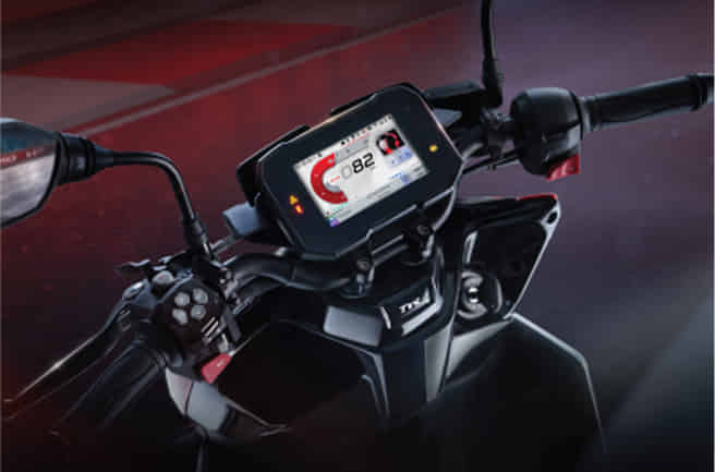 TVS NTorq 150 Full Colour TFT Instrument Console with Connectivity