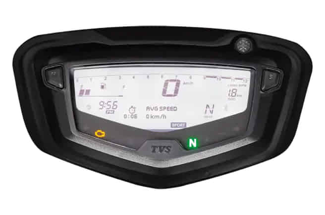 TVS Apache RTR 160 Full Digital Instrument Cluster TVS Apache RTR 160 Full Digital Instrument Cluster