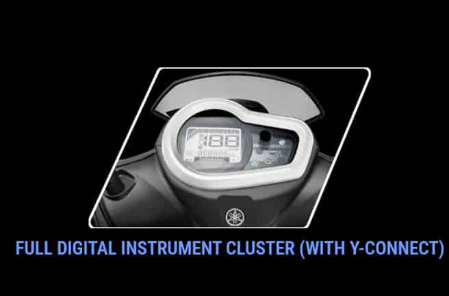 Yamaha RayZR 125 Fi-Hybrid Street Rally Full Digital Instrument Cluster with Connectivity