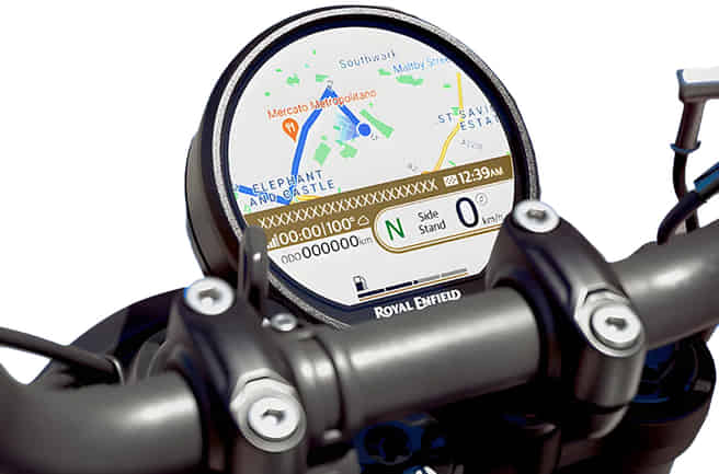 Royal Enfield Guerrilla 450 Fully Digital Cluster