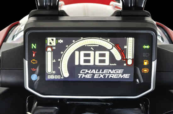 Xtreme 250R Fully Digital Instrument Cluster
