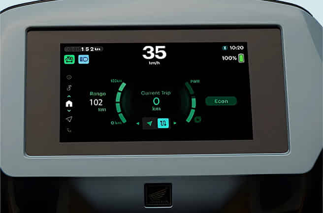 Honda Activa EV Fully Digital Instrument Cluster 