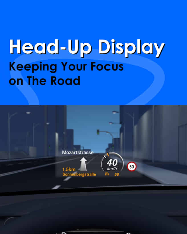 Mercedes-Benz EQA 2024-2026 Head-Up Display