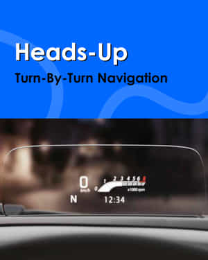 Baleno Head-Up Display with Turn-by-Turn Navigation