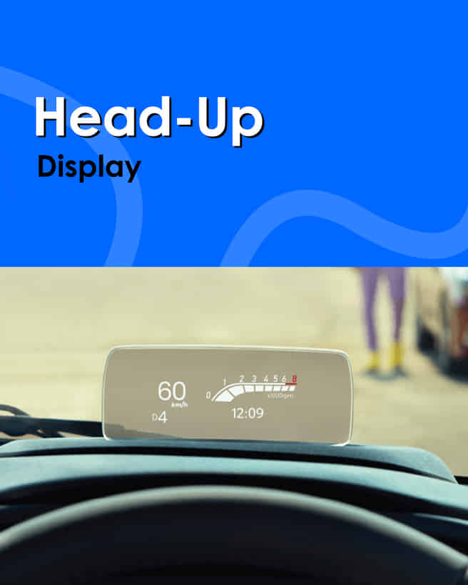 Toyota Glanza Head-up Display