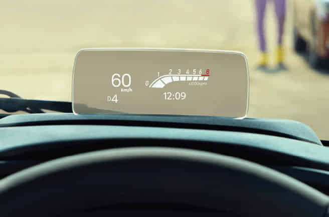 Toyota Glanza Head-up Display