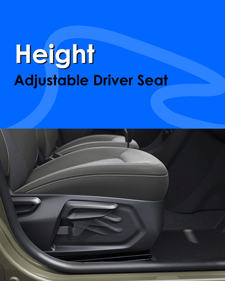 Tata Tiago NRG BS6 Height-Adjustable Driver Seat