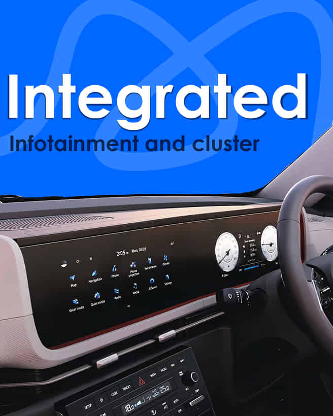 Hyundai Creta Integrated Infotainment and Fully Digital Instrument Cluster