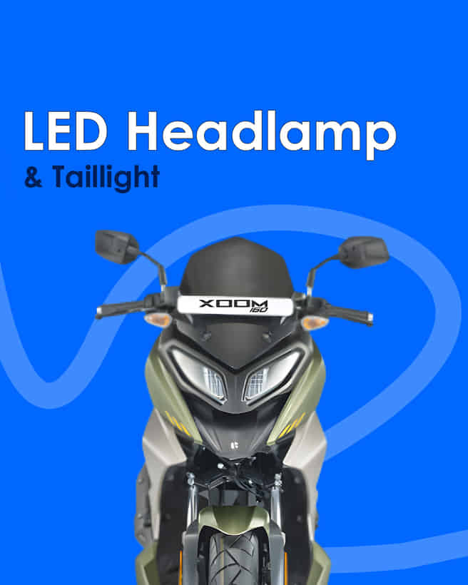 Hero Xoom 160 LED Headlamp & Taillight