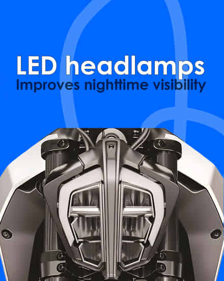KTM Duke 200 LED Headlamps