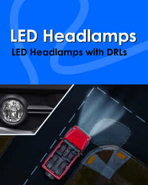 Gurkha 5 Door LED Headlamps with DRLs