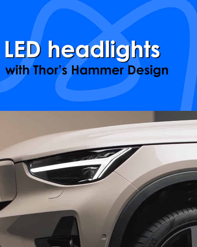 Volvo EX40 LED Headlights 