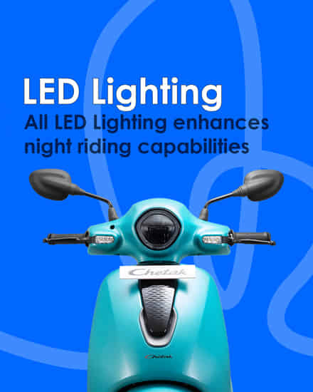 Bajaj Chetak LED Lighting 