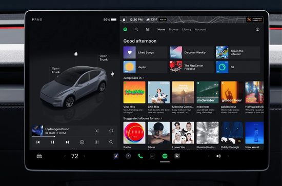 Model Y Premium Large Central Touchscreen