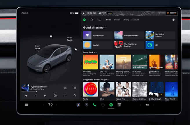 Tesla Model Y Premium Large Central Touchscreen