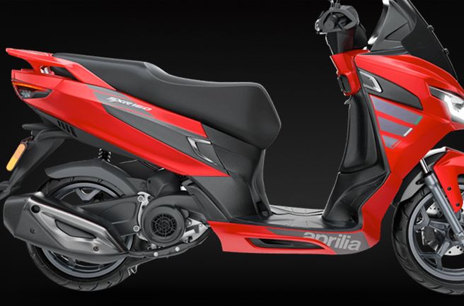 Aprilia SXR160 Large Under-Seat Storage Space