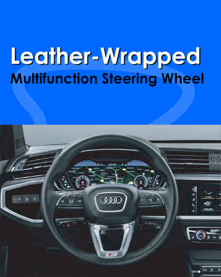 Audi Q3 Sportback Leather Wrapped Steering