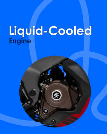 Bajaj Pulsar RS 200 Liquid-Cooled Engine