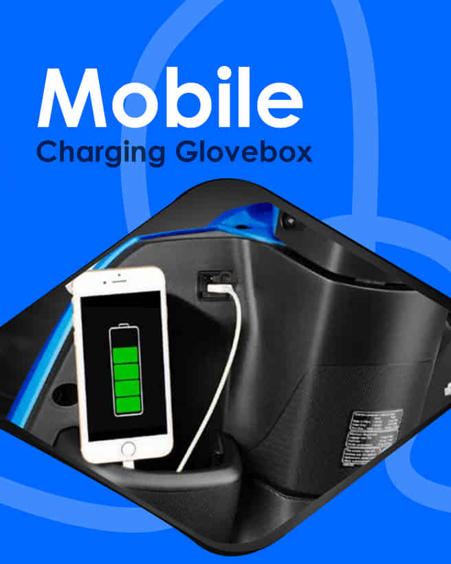 Hero Destini 110 Mobile Charging Glovebox