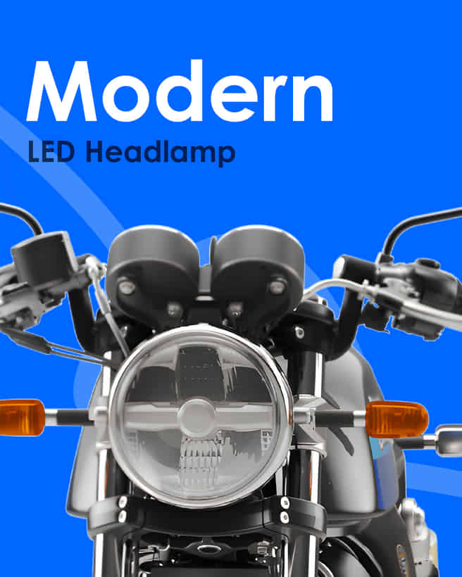 Royal Enfield Continental GT 650 Modern LED Headlamp