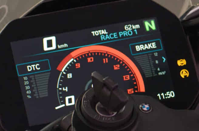 BMW S 1000 RR Multiple Riding Modes