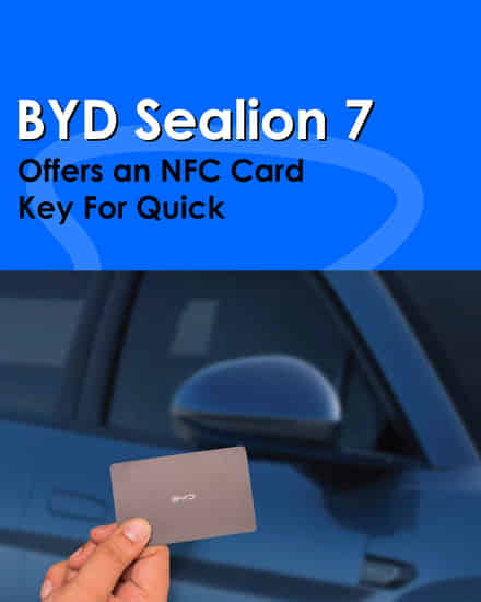 BYD Sealion 7 NFC Card Key