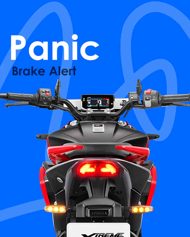Hero Xtreme 125R Panic Brake Alert 