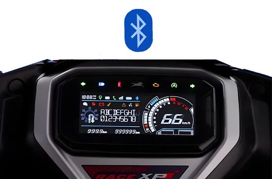 NTORQ 125 Performance Oriented Digital Cluster