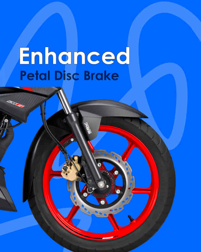 TVS Apache RTR 160 Petal Disc Brake