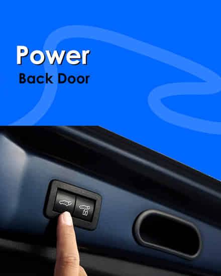 Toyota Innova Hycross Powered Tailgate