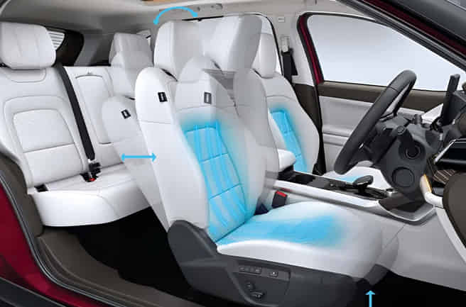 Tata Harrier Premium Comfort Package with Ventilated & Powered Seats